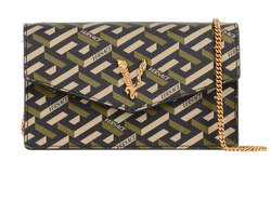 Virtus Crossbody, Canvas, Green/Black/Beige, MII, B/DB, 2*